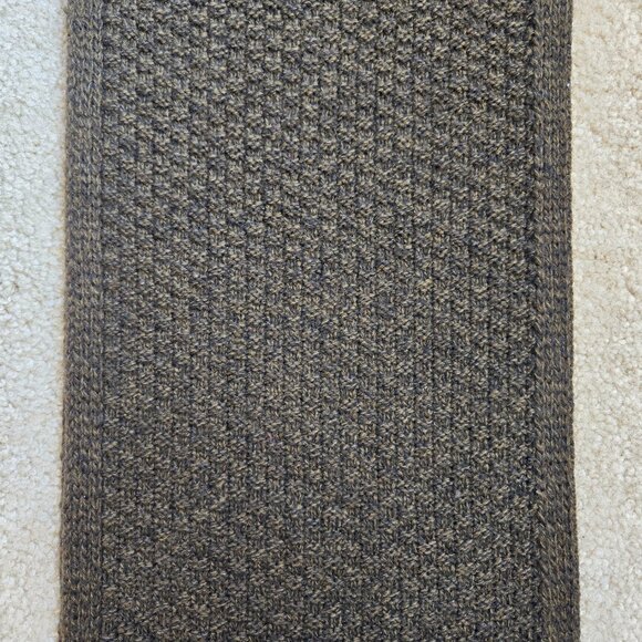 Green Marled Scarf Textured Knit - Picture 8 of 10